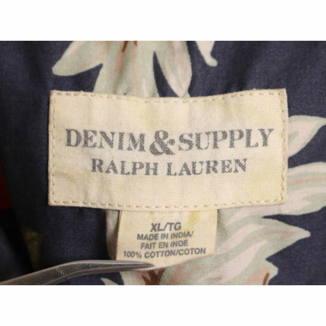 Ralph Lauren(ラルフローレン)のデニム&サプライ ラルフローレン 総柄 半袖 ボタンダウン シャツ メンズ XL / 古着 DENIM&SUPPLY ポロ アロハ ハワイアン 半袖シャツ 花柄 メンズのトップス(シャツ)の商品写真