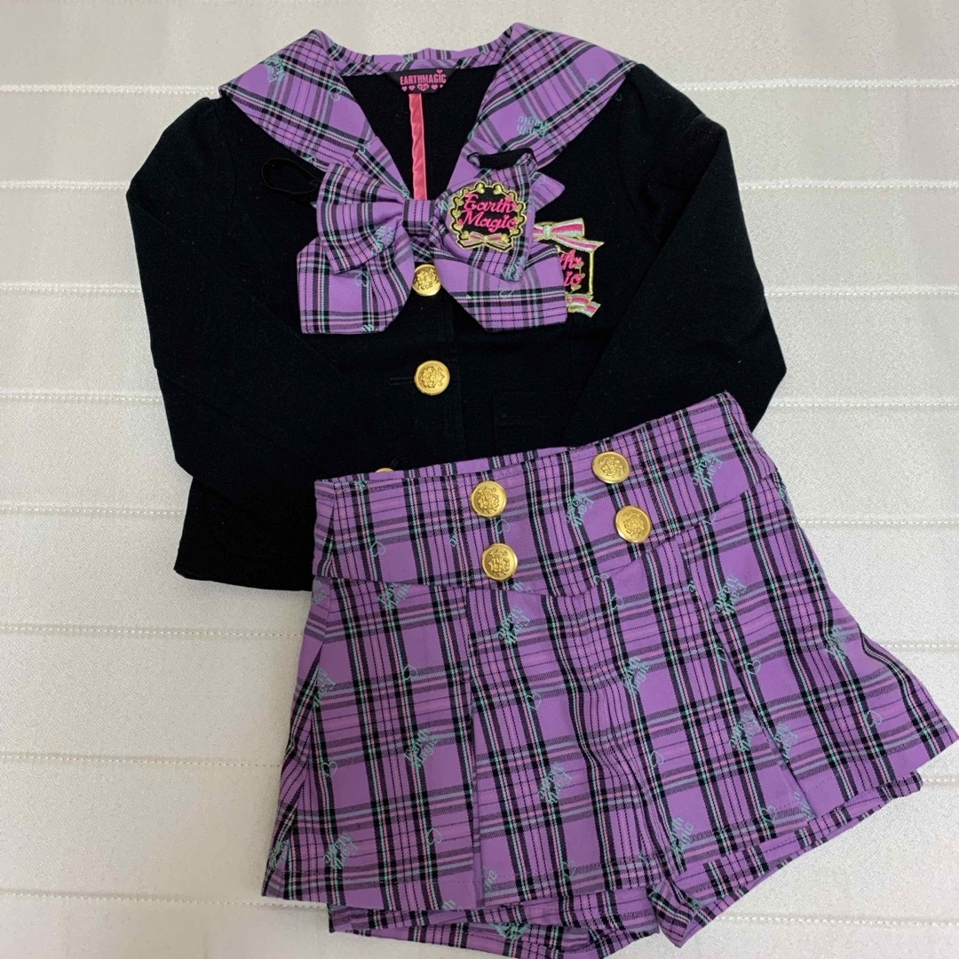 EARTHMAGIC(アースマジック)の40、❌売り切れ キッズ/ベビー/マタニティのキッズ服女の子用(90cm~)(ドレス/フォーマル)の商品写真