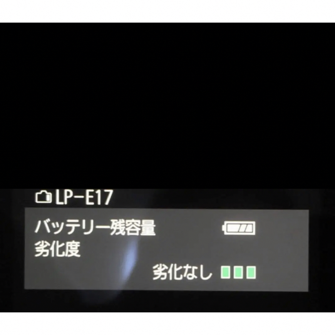 満タン/劣化度/キャノン/Canon LP-E17バッテリー/リチウムイオン スマホ/家電/カメラのスマホ/家電/カメラ その他(その他)の商品写真