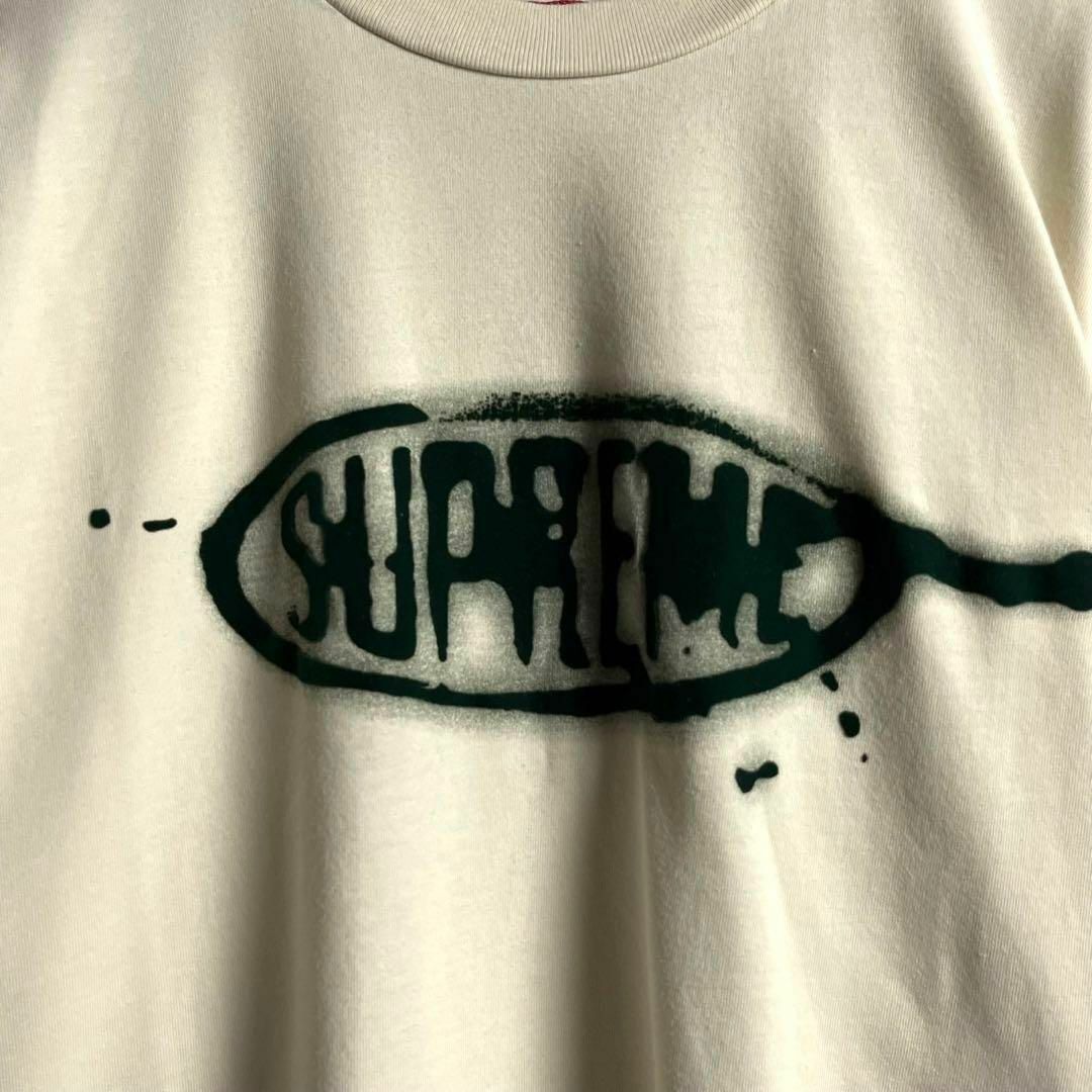 Supreme(シュプリーム)の【美品　希少デザイン】シュプリーム☆センタープリントロゴ入り半袖Tシャツ メンズのトップス(Tシャツ/カットソー(半袖/袖なし))の商品写真