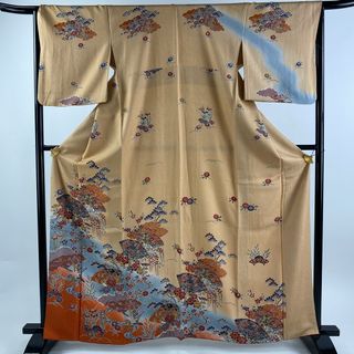 訪問着 身丈164cm 裄丈66.5cm 正絹 秀品 【中古】(着物)