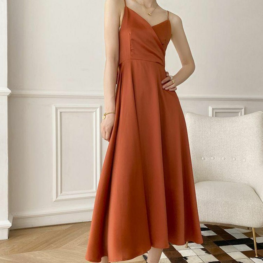 ウエディングドレス　カラードレス　S　ワンピース　前撮り　結婚式　二次会　プレ花 レディースのフォーマル/ドレス(ウェディングドレス)の商品写真