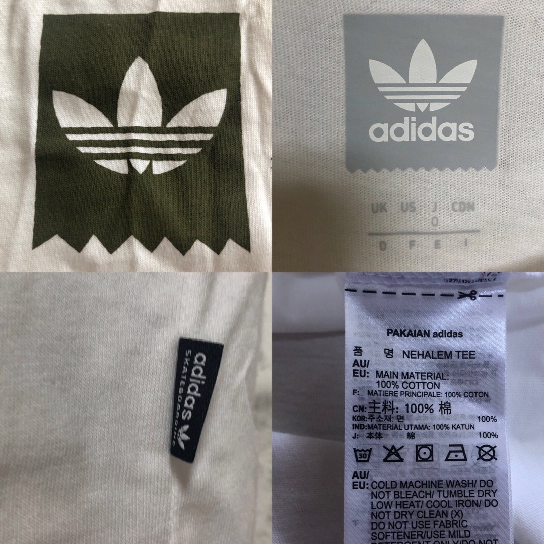 Originals（adidas）(オリジナルス)のadidas⭐️skate boarding Tシャツ XLトレファイルロゴ 白 メンズのトップス(Tシャツ/カットソー(半袖/袖なし))の商品写真