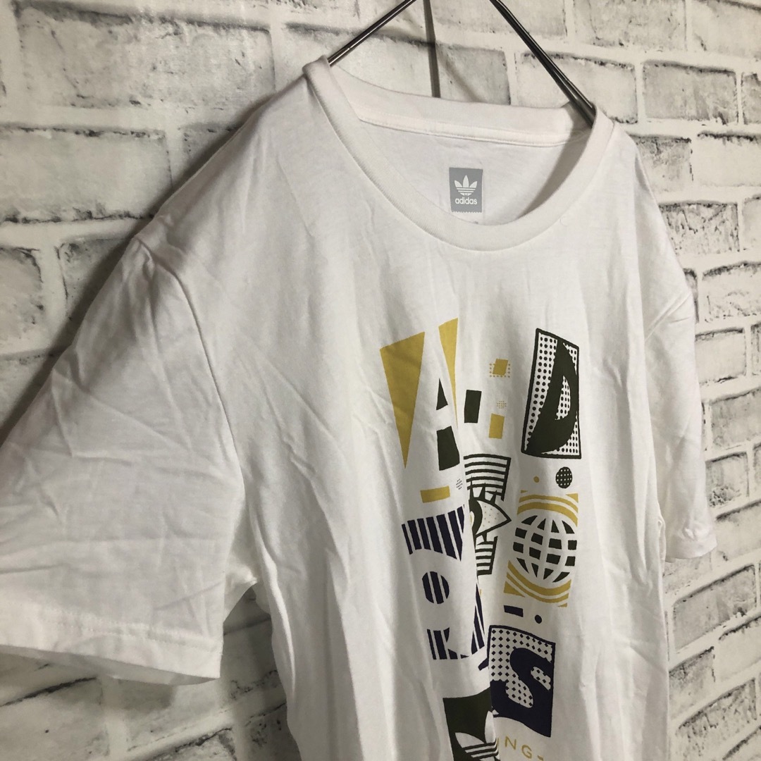 Originals（adidas）(オリジナルス)のadidas⭐️skate boarding Tシャツ XLトレファイルロゴ 白 メンズのトップス(Tシャツ/カットソー(半袖/袖なし))の商品写真