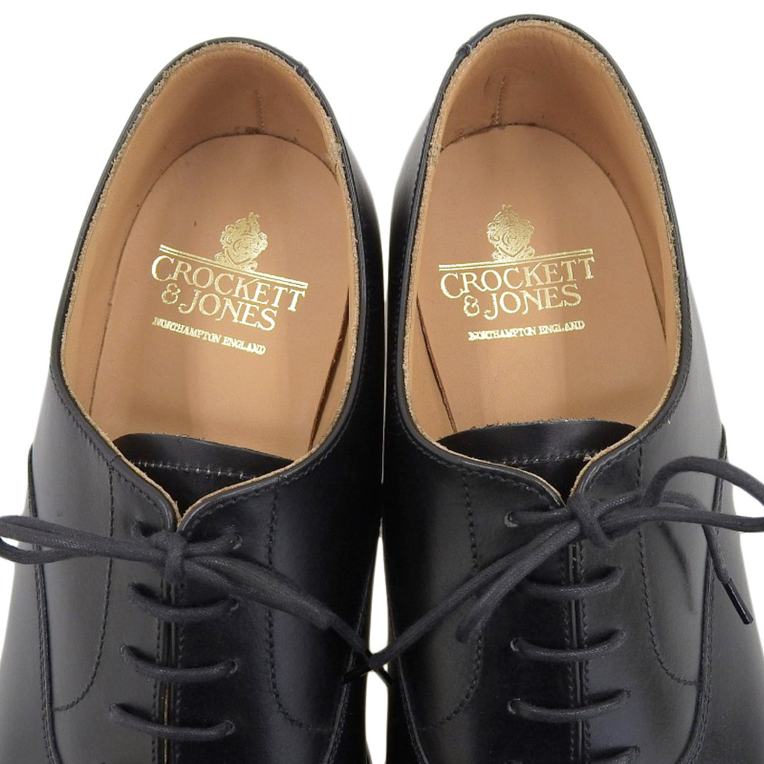 Crockett&Jones(クロケットアンドジョーンズ)のクロケット＆ジョーンズ 新品同様 CROCKETT&JONES クロケット＆ジョーンズ CONNAUGHT コノート カーフ ストレートチップ シューズ メンズ ブラック 7 1/2E 7742-12 7 1/2E メンズの靴/シューズ(その他)の商品写真