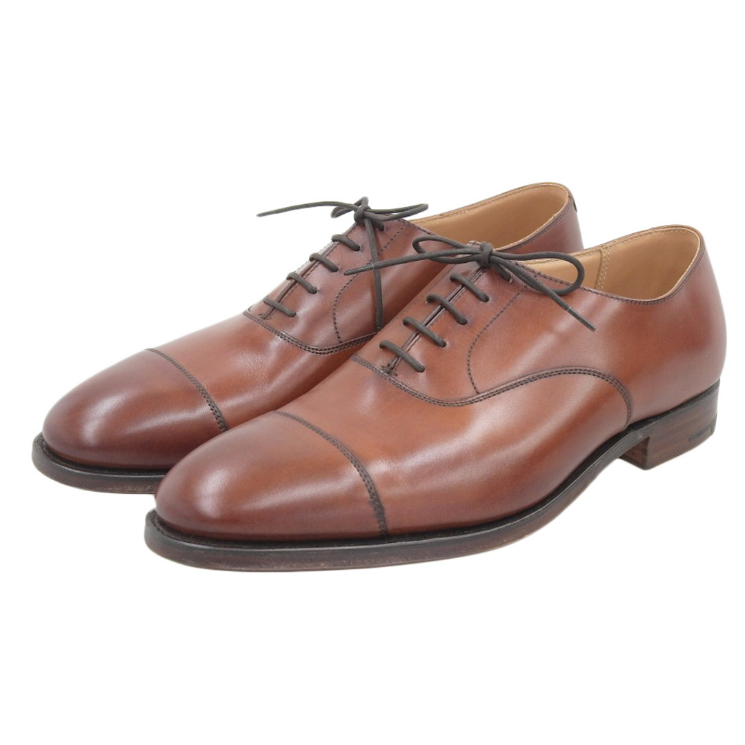 Crockett&Jones(クロケットアンドジョーンズ)のクロケット＆ジョーンズ 新品同様 CROCKETT&JONES クロケット＆ジョーンズ CONNAUGHT コノート カーフ ストレートチップ シューズ メンズ チェスナット 8E 7742-11B 8E メンズの靴/シューズ(その他)の商品写真