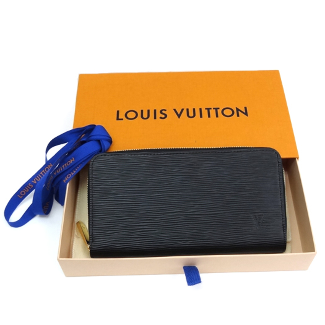 LOUIS VUITTON(ルイヴィトン)のルイ ヴィトン ジッピーウォレット エピ ノワール M68755 ゴールド金具 ファスナー長財布 LOUIS VUITTON レディースのファッション小物(財布)の商品写真