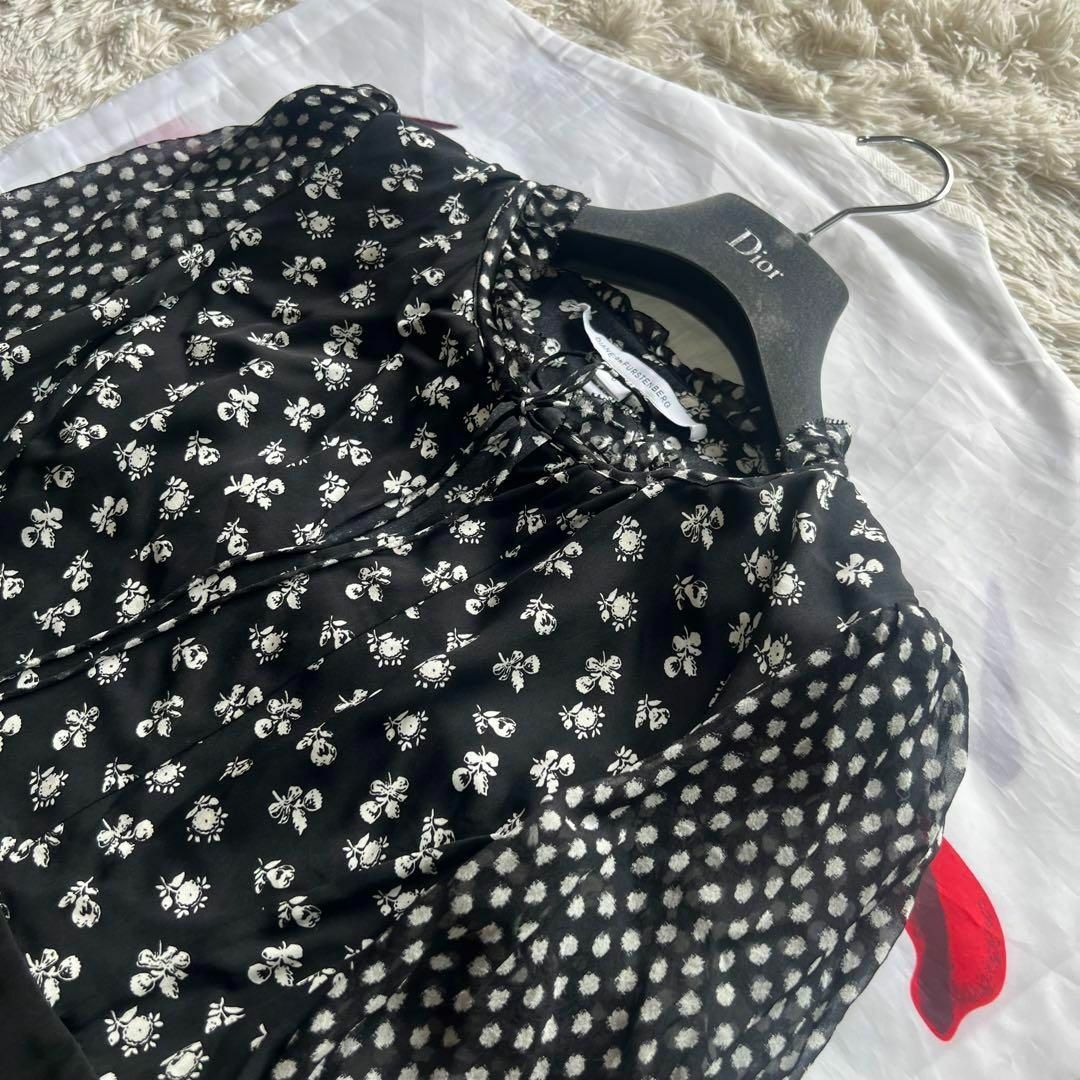 DIANE von FURSTENBERG - 【美品】DIANEvonFURSTENBERG シフォン DIANE von FURSTENBERG - 【美品】DIANEvonFURSTENBERG シフォン