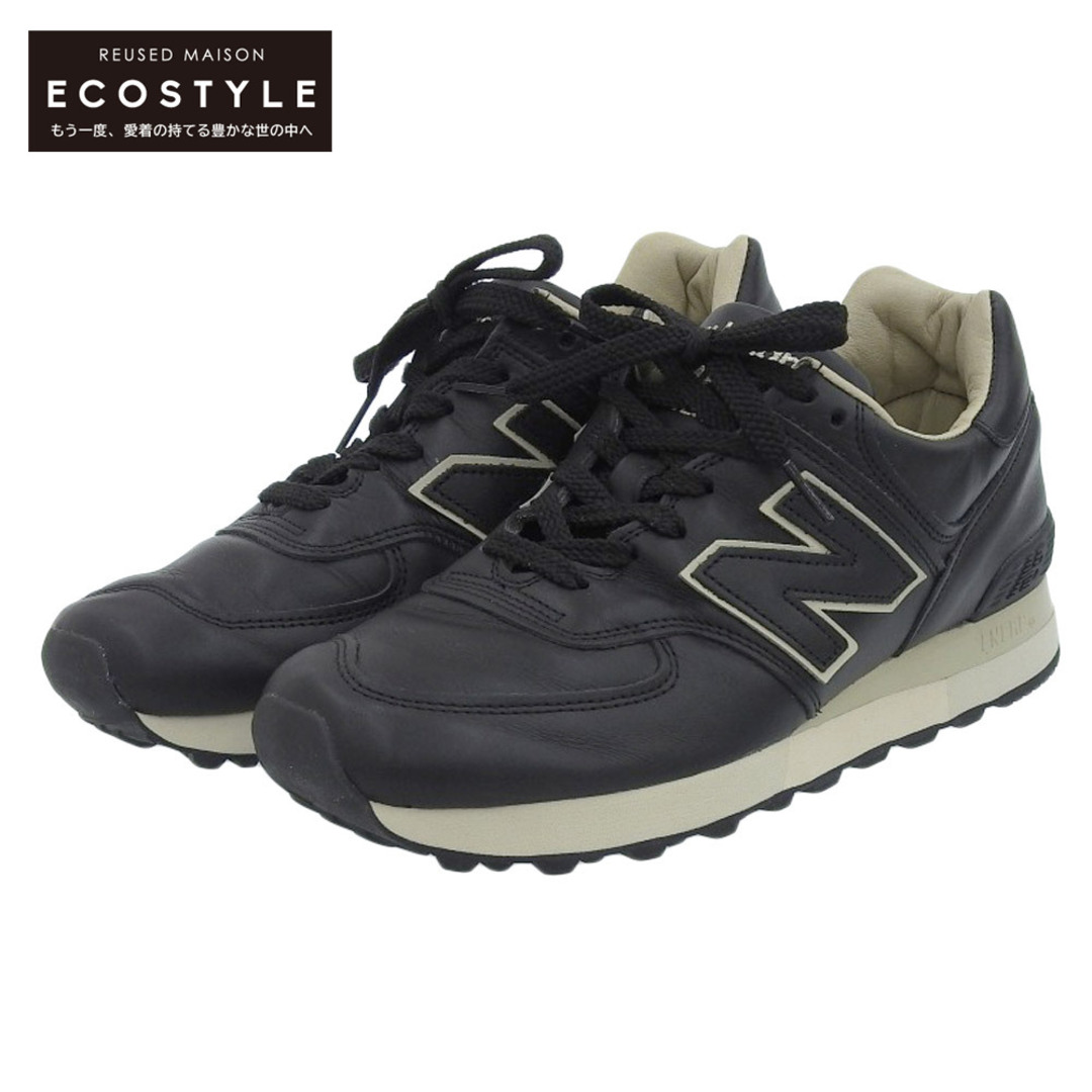 New Balance(ニューバランス)のニューバランス 美品 NEW BALANCE ニューバランス レザー スニーカー シューズ メンズ ブラック 7 1/2D 23FW OU576LKK 7 1/2D メンズの靴/シューズ(その他)の商品写真