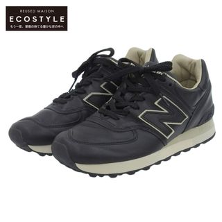 ニューバランス(New Balance)のニューバランス 美品 NEW BALANCE ニューバランス レザー スニーカー シューズ メンズ ブラック 7 1/2D 23FW OU576LKK 7 1/2D(その他)