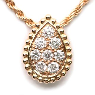 ブシュロン(BOUCHERON)の【美品】ブシュロン セルパンボエム スモール JPN00552 ネックレス ピンクゴールド ダイヤモンド 18金 K18PG Au750 ジュエリー レディース チェーン全長43.5cm 4月誕生石 Boucheron(ネックレス)