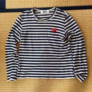 コムデギャルソン(COMME des GARCONS)のPLAY COMME des GARCONS Tシャツ　カットソー   古着(Tシャツ(長袖/七分))