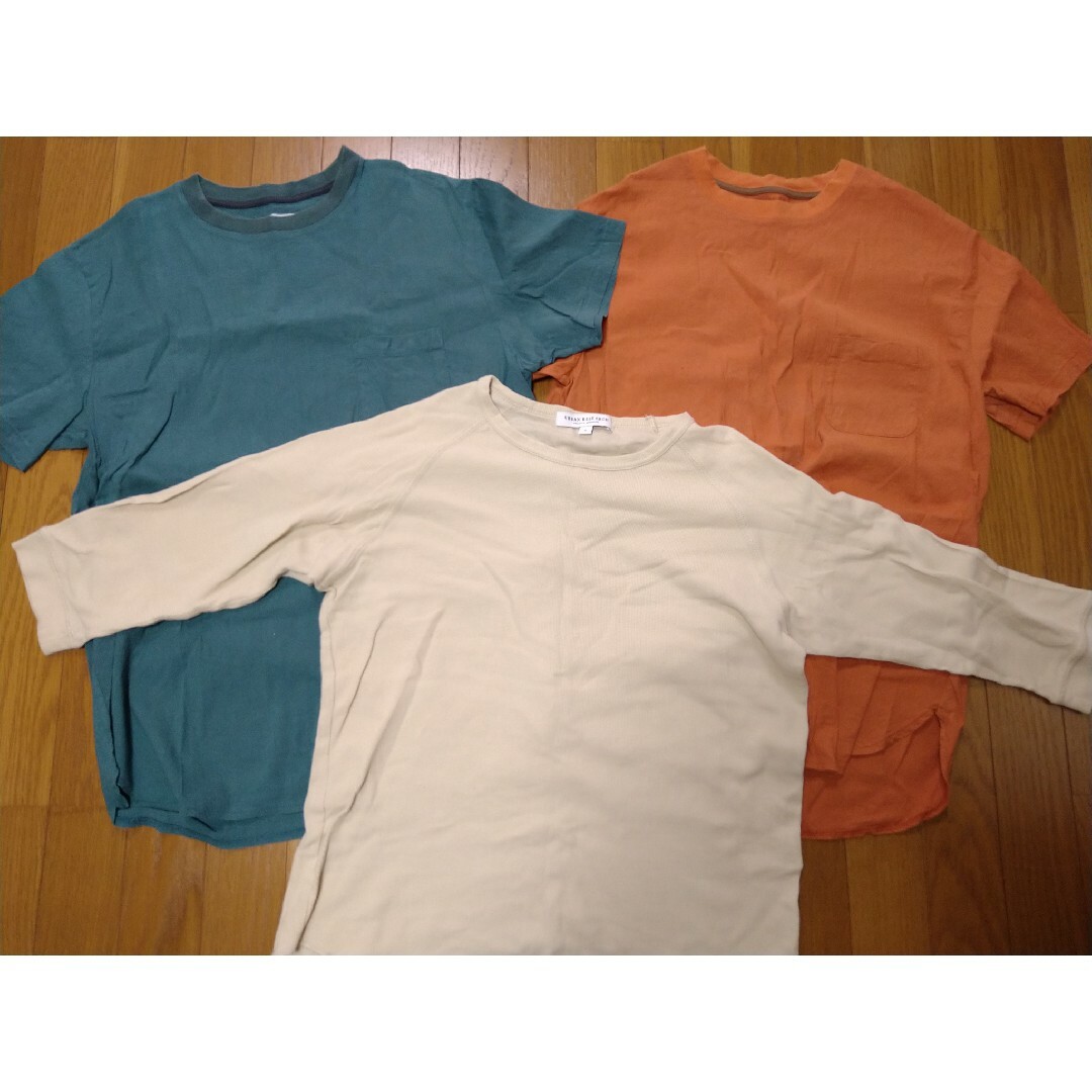 URBAN RESEARCH(アーバンリサーチ)のURBAN RESEARCH　半袖　7分袖　Tシャツ 3枚セット メンズのトップス(Tシャツ/カットソー(半袖/袖なし))の商品写真