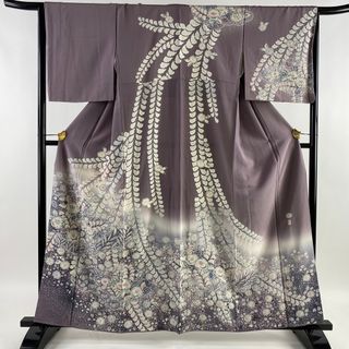 訪問着 身丈160cm 裄丈66cm 正絹 逸品 【中古】(着物)