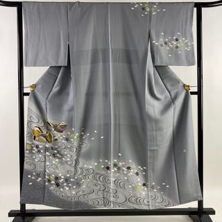 訪問着 身丈154cm 裄丈62cm 正絹 逸品 【中古】(着物)