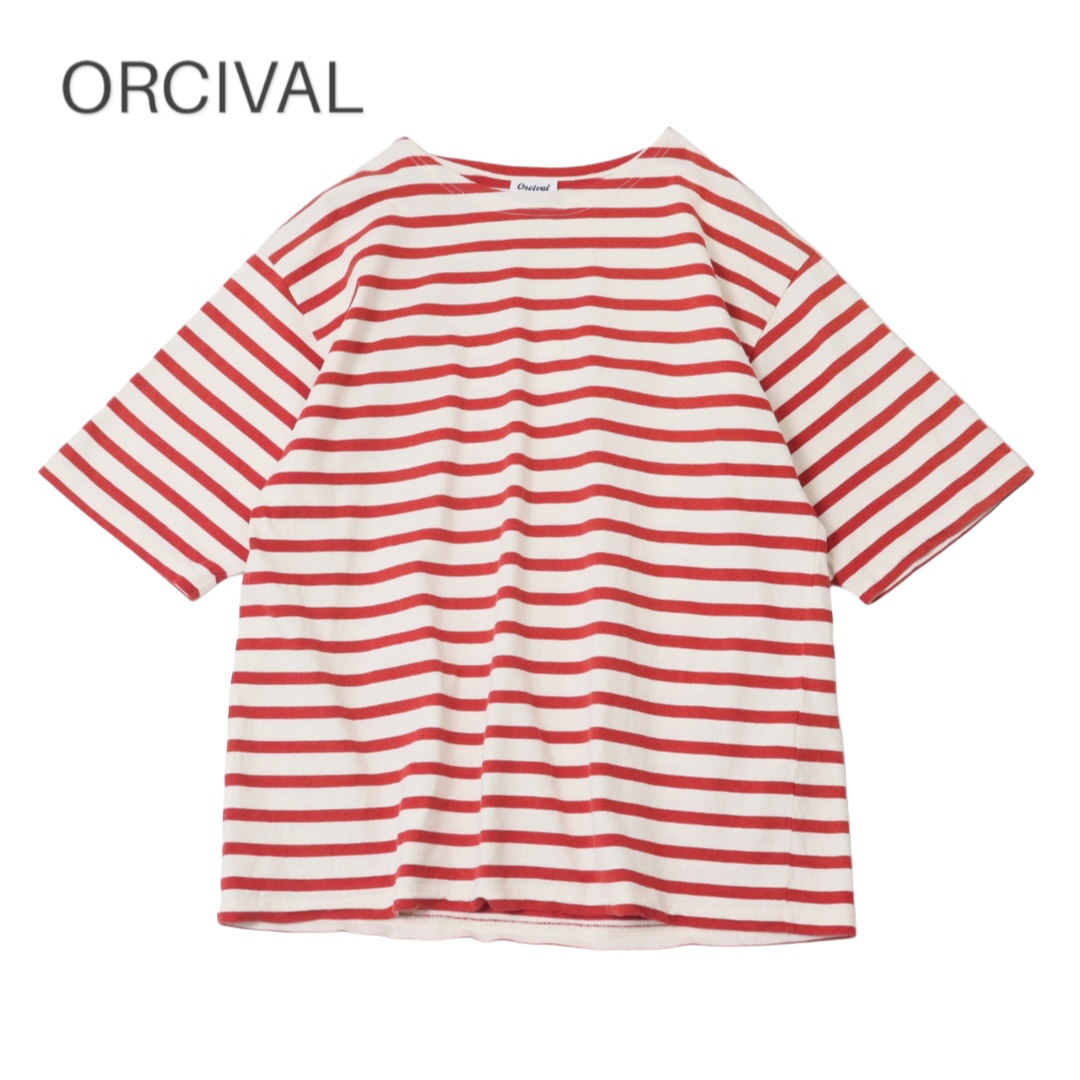 ORCIVAL(オーシバル)のORCIVAL BOAT NECK SHORT SLEEVE BORDER レディースのトップス(Tシャツ(半袖/袖なし))の商品写真