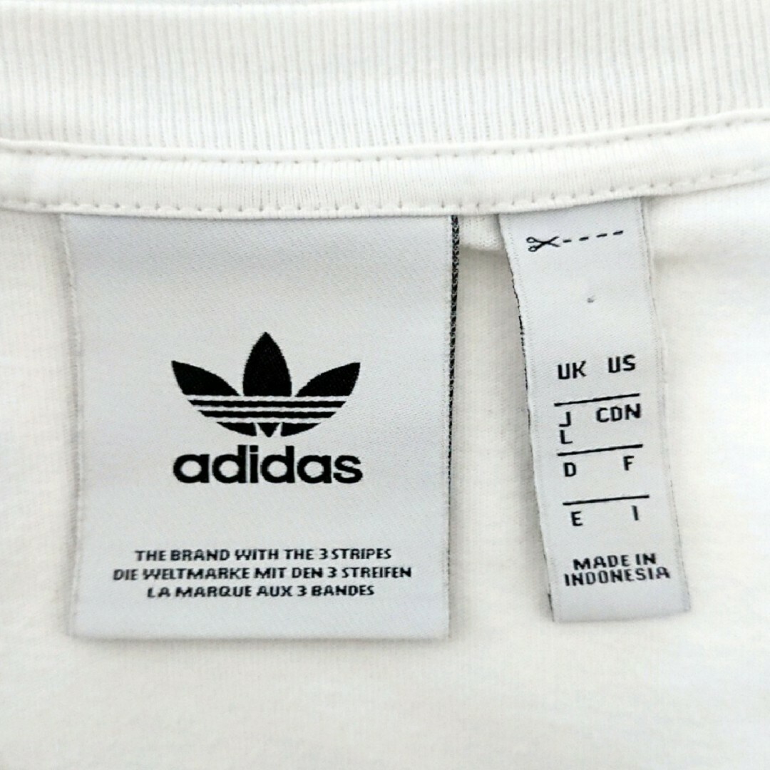 adidas(アディダス)のアディダス フロント カモフラ トレフォイル ロゴ ホワイト 半袖 Tシャツ メンズのトップス(Tシャツ/カットソー(半袖/袖なし))の商品写真
