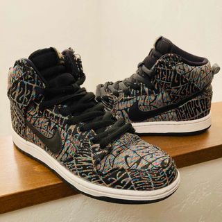 ナイキ(NIKE)のレア美品　NIKE DUNK SB HIGH TRIPPER PACK 25cm(スニーカー)