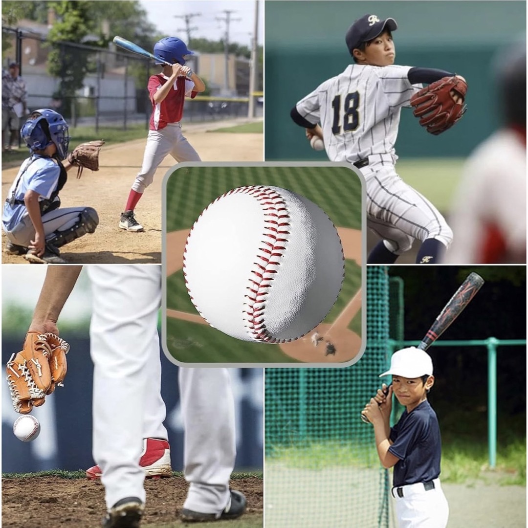 12個入り硬式球 野球 硬球 練習用野球 キャッチボール 高校野球 サインボール スポーツ/アウトドアの野球(ボール)の商品写真