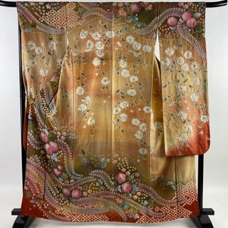 振袖 身丈163.5cm 裄丈67.5cm 正絹 美品 逸品 【中古】(着物)