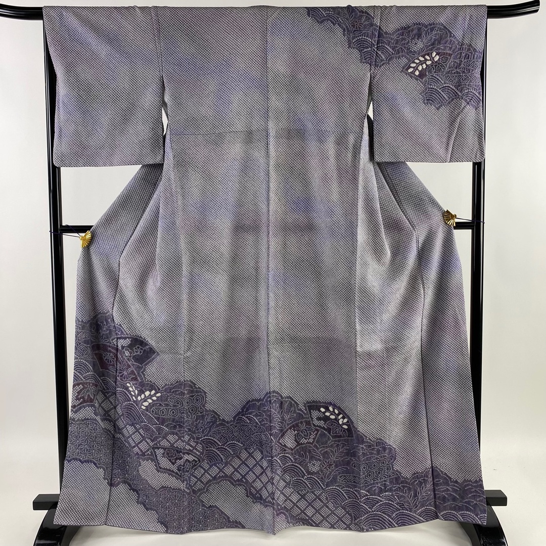 訪問着 身丈166.5cm 裄丈66cm 正絹 美品 逸品 【中古】 レディースの水着/浴衣(着物)の商品写真