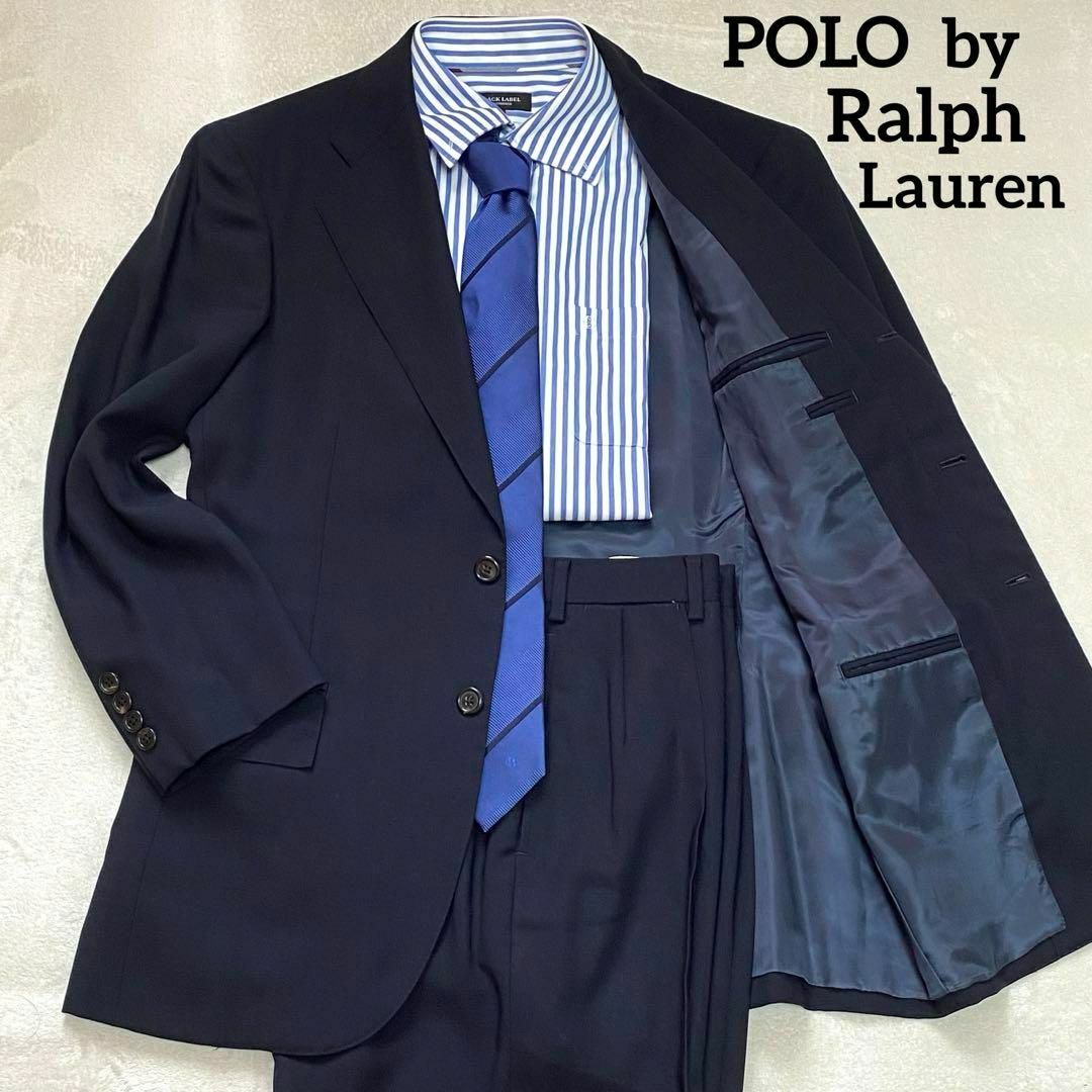 POLO RALPH LAUREN(ポロラルフローレン)のポロラルフローレン　スーツセット　ネイビー　M相当 メンズのスーツ(セットアップ)の商品写真