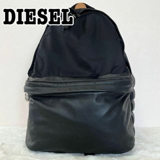 極美品 DIESEL バイカーディテール バックパック リュックサック レザー