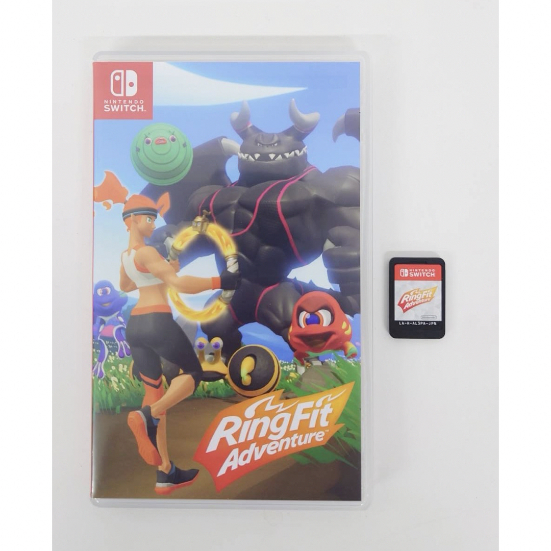 Nintendo Switch(ニンテンドースイッチ)のリングフィットアドベンチャー　RingFitAdventure セット スイッチ エンタメ/ホビーのゲームソフト/ゲーム機本体(家庭用ゲームソフト)の商品写真