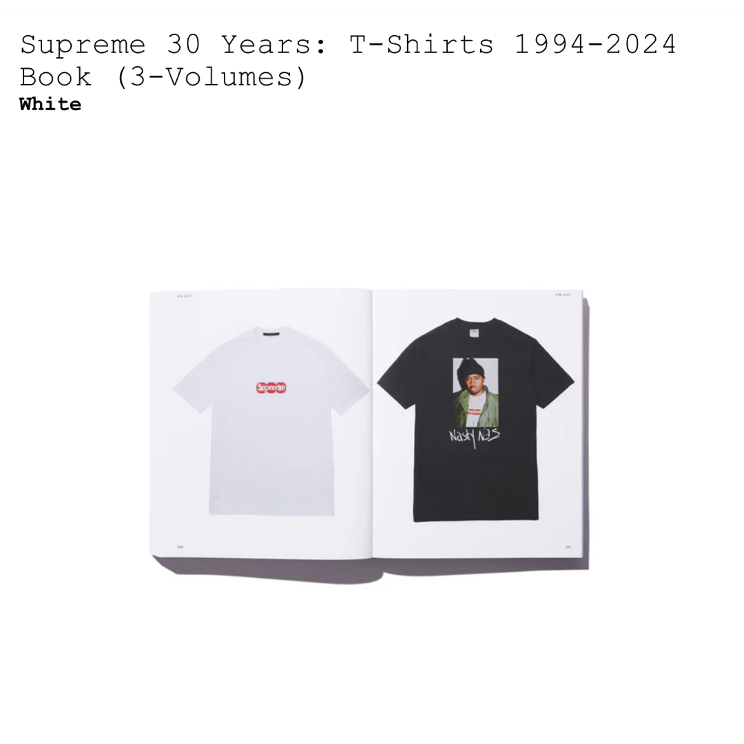 Supreme(シュプリーム)のSupreme 30 Years:T-Shirts 1994-2024 Book メンズのファッション小物(その他)の商品写真