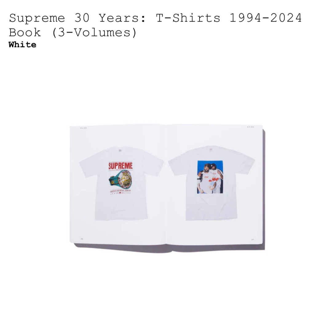 Supreme(シュプリーム)のSupreme 30 Years:T-Shirts 1994-2024 Book メンズのファッション小物(その他)の商品写真