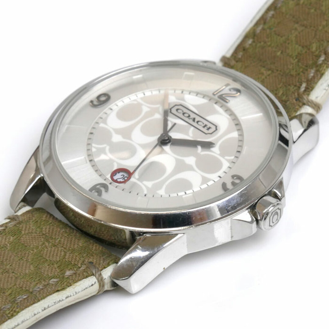 COACH(コーチ)のCOACH コーチ ミニシグネチャー 腕時計 電池式 0291 ユニセックス【中古】 レディースのファッション小物(腕時計)の商品写真