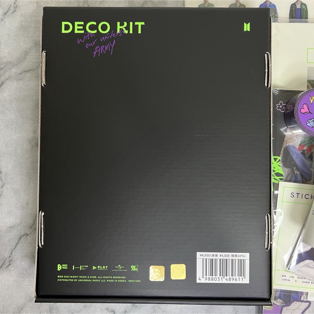 防弾少年団(BTS)(ボウダンショウネンダン)のBTS / DECO KIT 未使用デコキット エンタメ/ホビーのタレントグッズ(アイドルグッズ)の商品写真