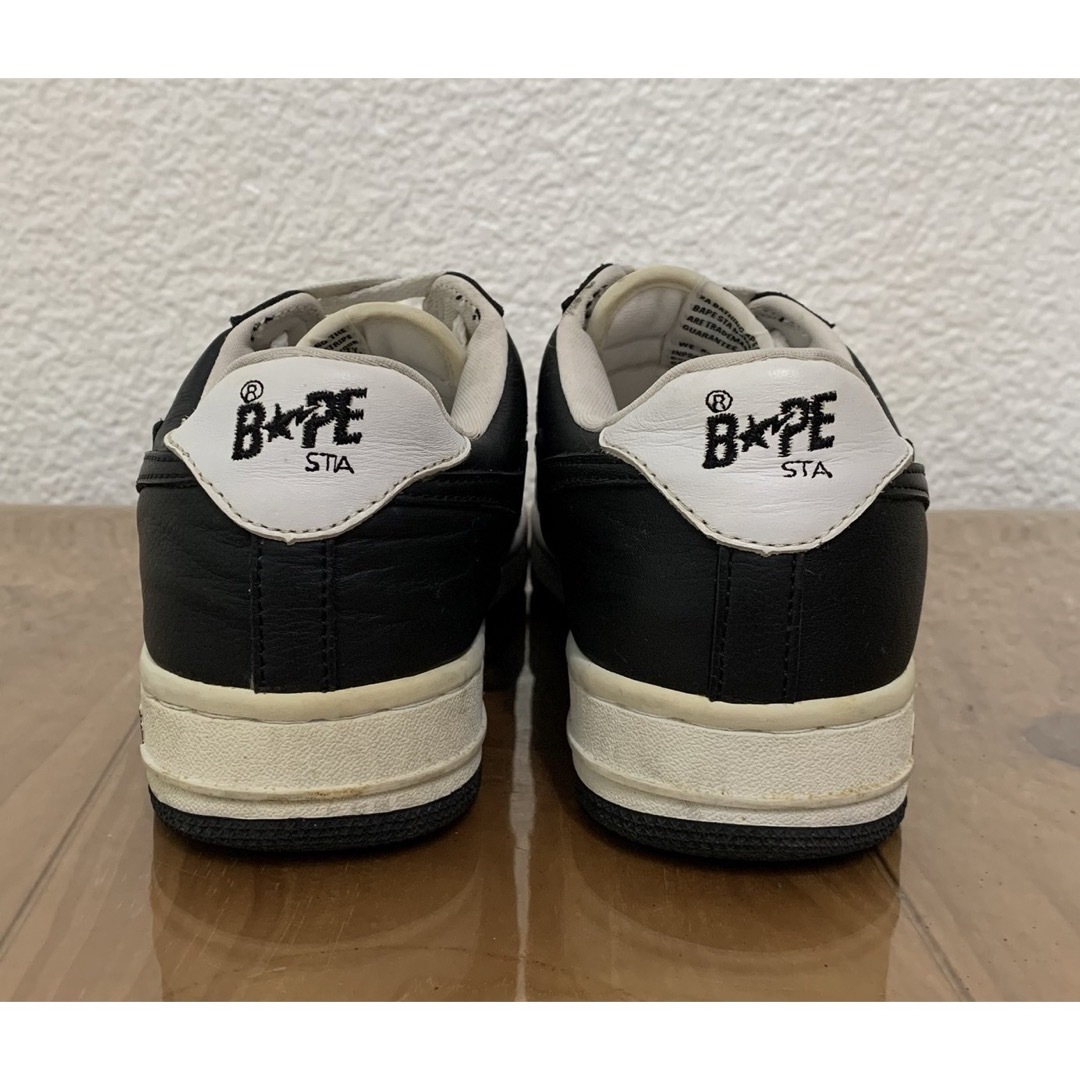 A BATHING APE(アベイシングエイプ)の★激レア★APE bapesta ホワイト レザー マイロ 28cm スニーカー メンズの靴/シューズ(スニーカー)の商品写真