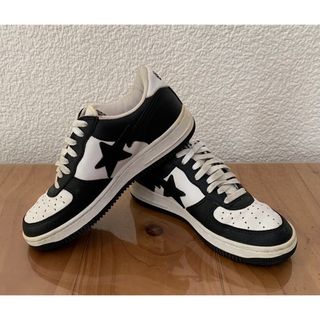 ★激レア★APE bapesta ホワイト レザー マイロ 28cm スニーカー