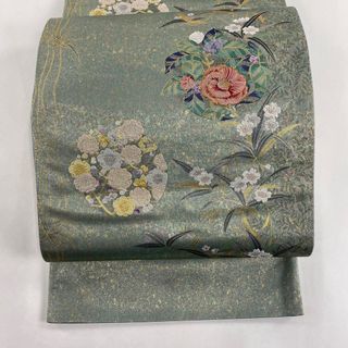 袋帯 美品 秀品 六通 正絹 【中古】(帯)