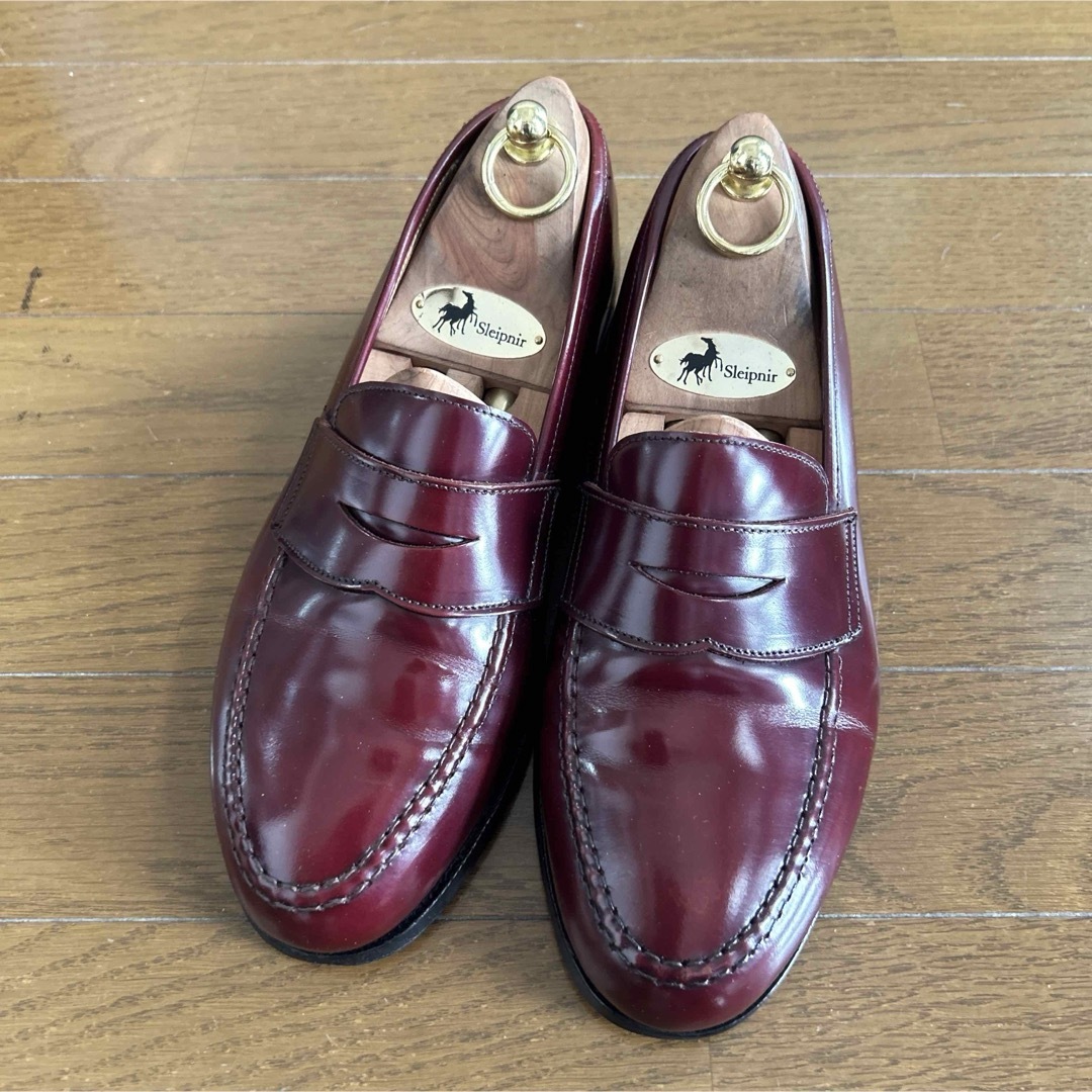 Crockett&Jones(クロケットアンドジョーンズ)の322.CROCKETT&JONES BOSTON コインローファー 6G メンズの靴/シューズ(ドレス/ビジネス)の商品写真