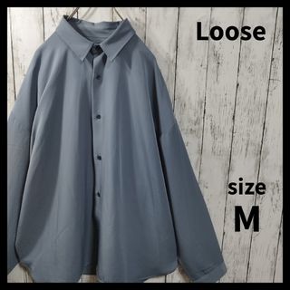 【Loose】Drape Toromi Shirt　D950(シャツ)