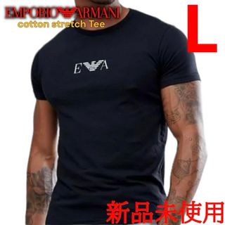 エンポリオアルマーニ(Emporio Armani)の正規品新品！アルマーニ  Tシャツ L！ディーゼル　CK好きにも(Tシャツ/カットソー(半袖/袖なし))