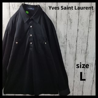 イヴサンローラン(Yves Saint Laurent)の【Yves Saint Laurent】Wool Polo Shirt　D943(ポロシャツ)