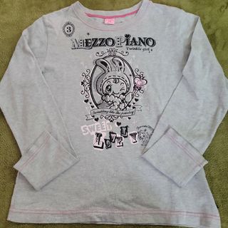 メゾピアノ(mezzo piano)のメゾピアノ ロング Tシャツ 150(Tシャツ/カットソー)