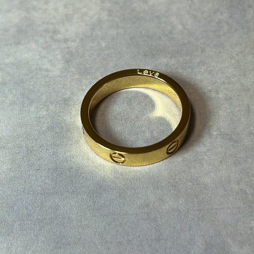 ◎love ring 12号◎us#6  gold 指輪 レディースのアクセサリー(リング(指輪))の商品写真