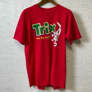ビンテージ　シングルステッチ　TRIX　トリックス　アメリカ企業ロゴ　アニマル兎(Tシャツ/カットソー(半袖/袖なし))
