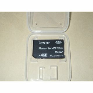 Lexar【４ＧＢ】メモリースティックPRO Duo Mark２・・◆中古動作品(その他)