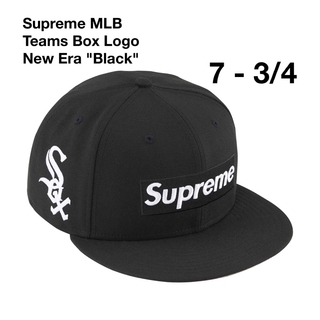 シュプリーム(Supreme)のSupreme MLB Teams Box Logo New Era Black(キャップ)