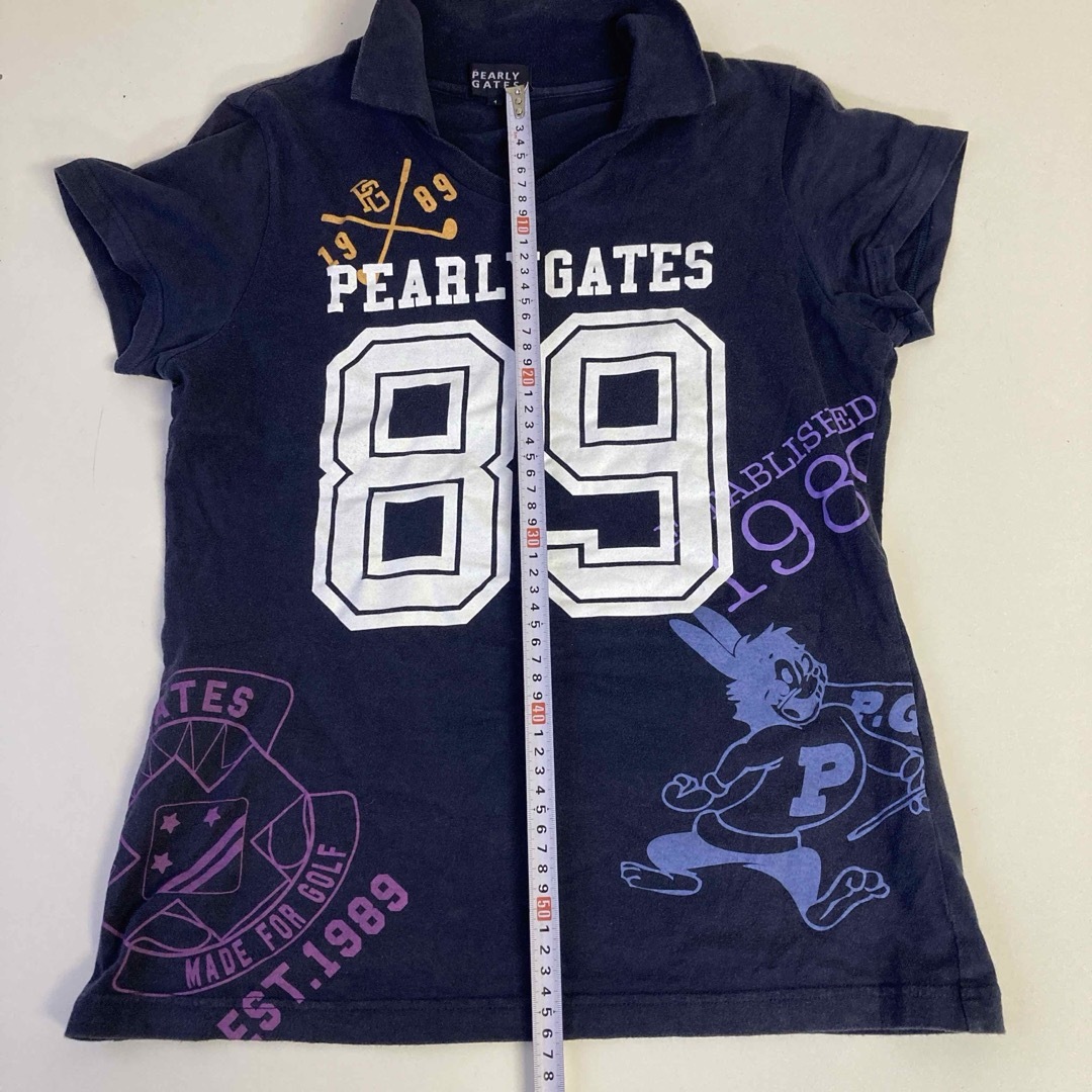 PEARLY GATES(パーリーゲイツ)のPEARLY GATES  パーリゲイツ　半袖シャツ　サイズ1（M） スポーツ/アウトドアのゴルフ(ウエア)の商品写真