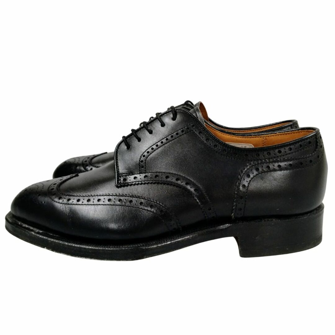 JOHNSTON＆MURPHY ジョンストン＆マーフィ ウィングチップ シューズ ブラック サイズ 6 正規品 / 34131 メンズの靴/シューズ(ドレス/ビジネス)の商品写真