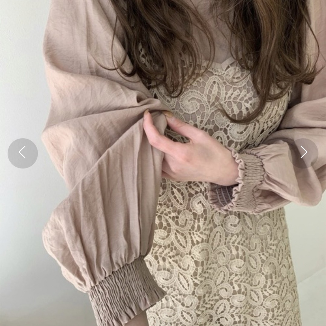 Aim(エイム)のamiur airy soft blouse レディースのトップス(シャツ/ブラウス(長袖/七分))の商品写真