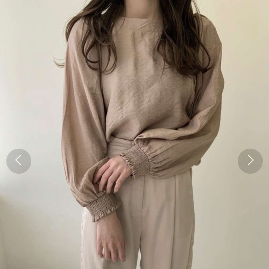 Aim(エイム)のamiur airy soft blouse レディースのトップス(シャツ/ブラウス(長袖/七分))の商品写真