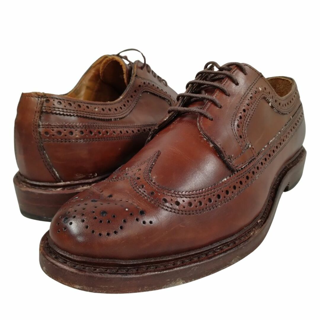 Allen Edmonds アレンエドモンズ 40055S ウィングチップ シューズ ブラウン サイズ 7D 正規品 / 34132 メンズの靴/シューズ(ドレス/ビジネス)の商品写真