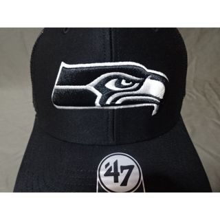 フォーティセブン(47 Brand)の【47BRAND】NFLSeattle Seahawks】 ロゴ刺繍キャップ(キャップ)